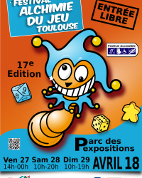 Alchimie du Jeu à Toulouse 27-29 Avril 2018